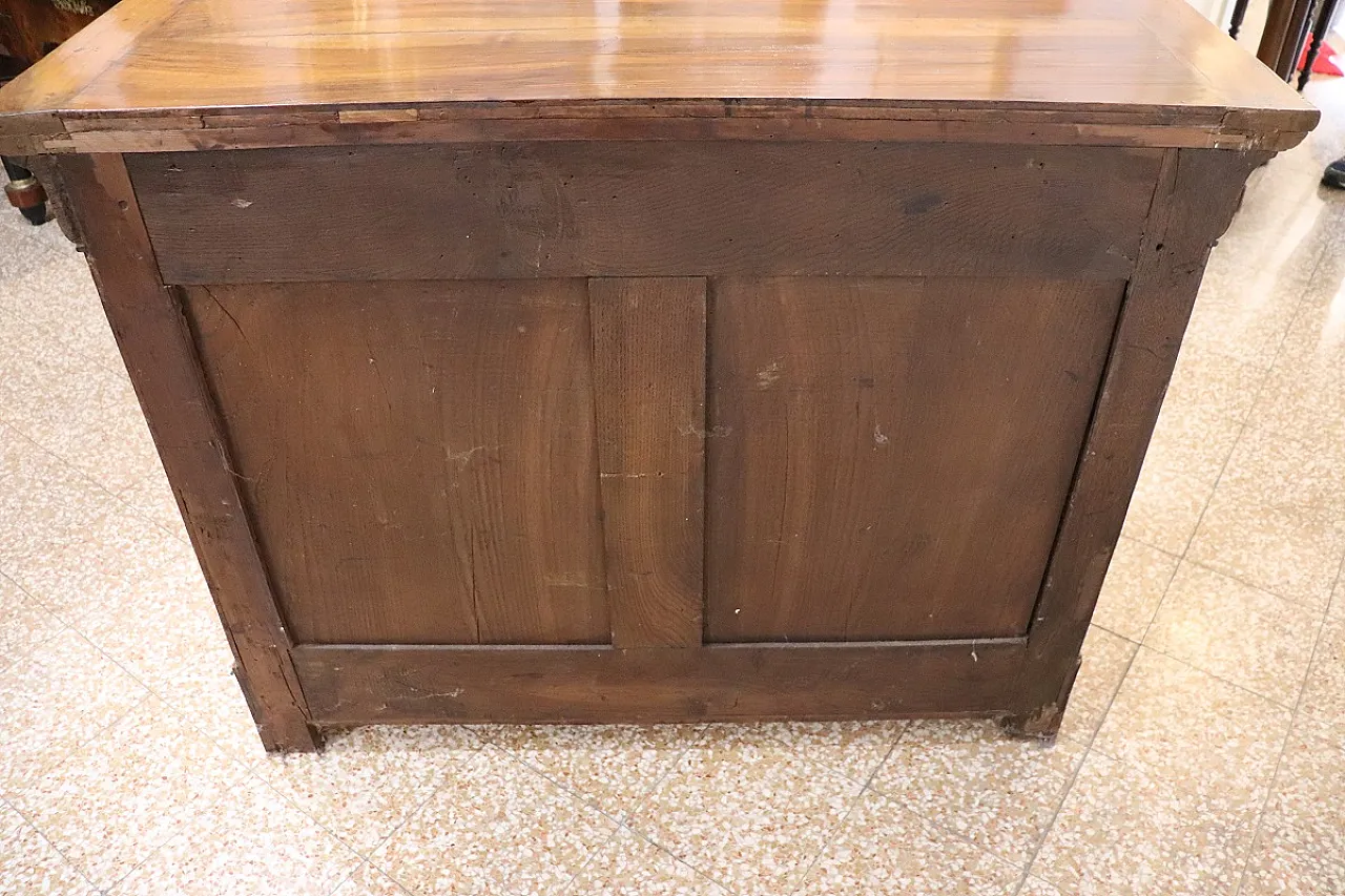 Comò antico in noce restaurato, metà '800 10