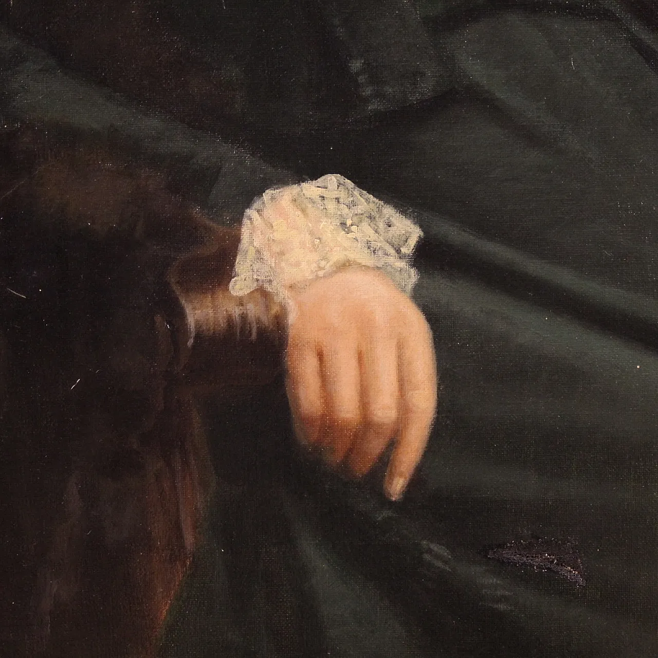 Luigi Sorio, Portrait of a lady, signed, 1898 9