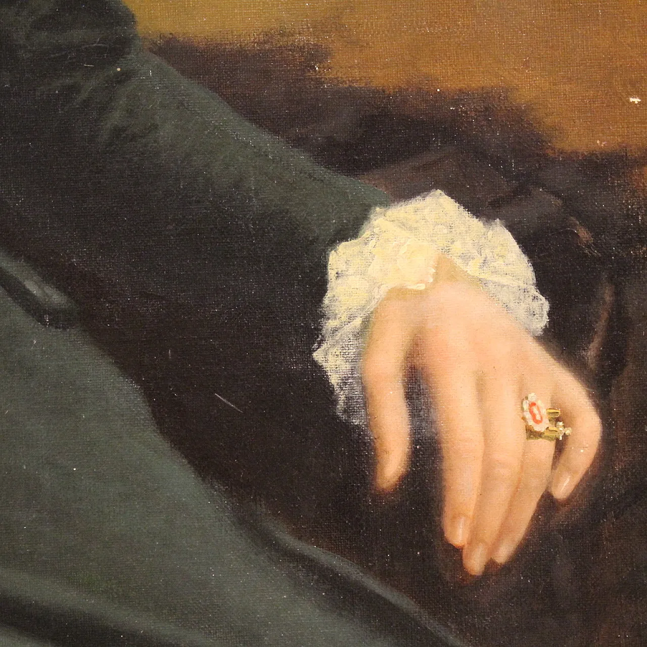 Luigi Sorio, Portrait of a lady, signed, 1898 11