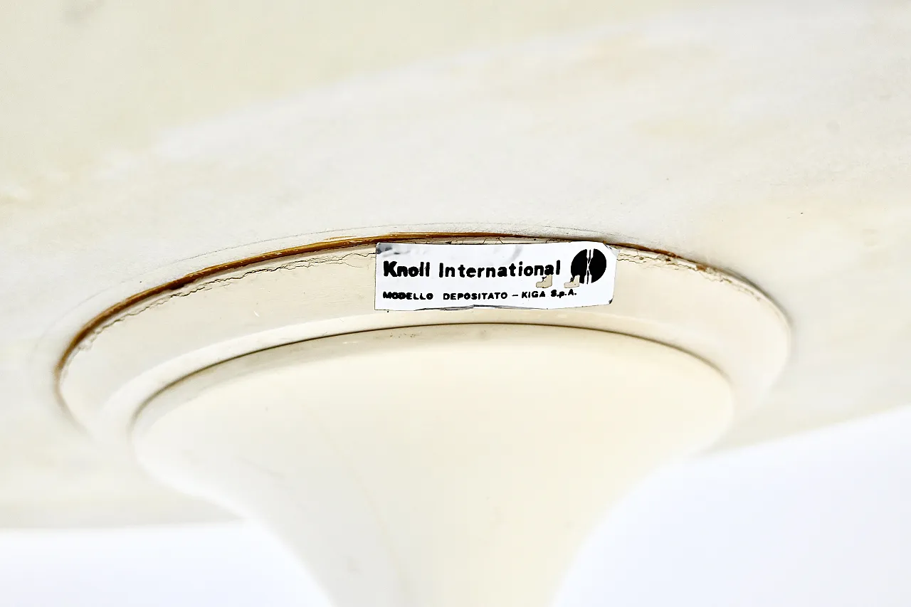 Tavolo laterale ovale di Eero Saarinen per Knoll International, anni '60 7