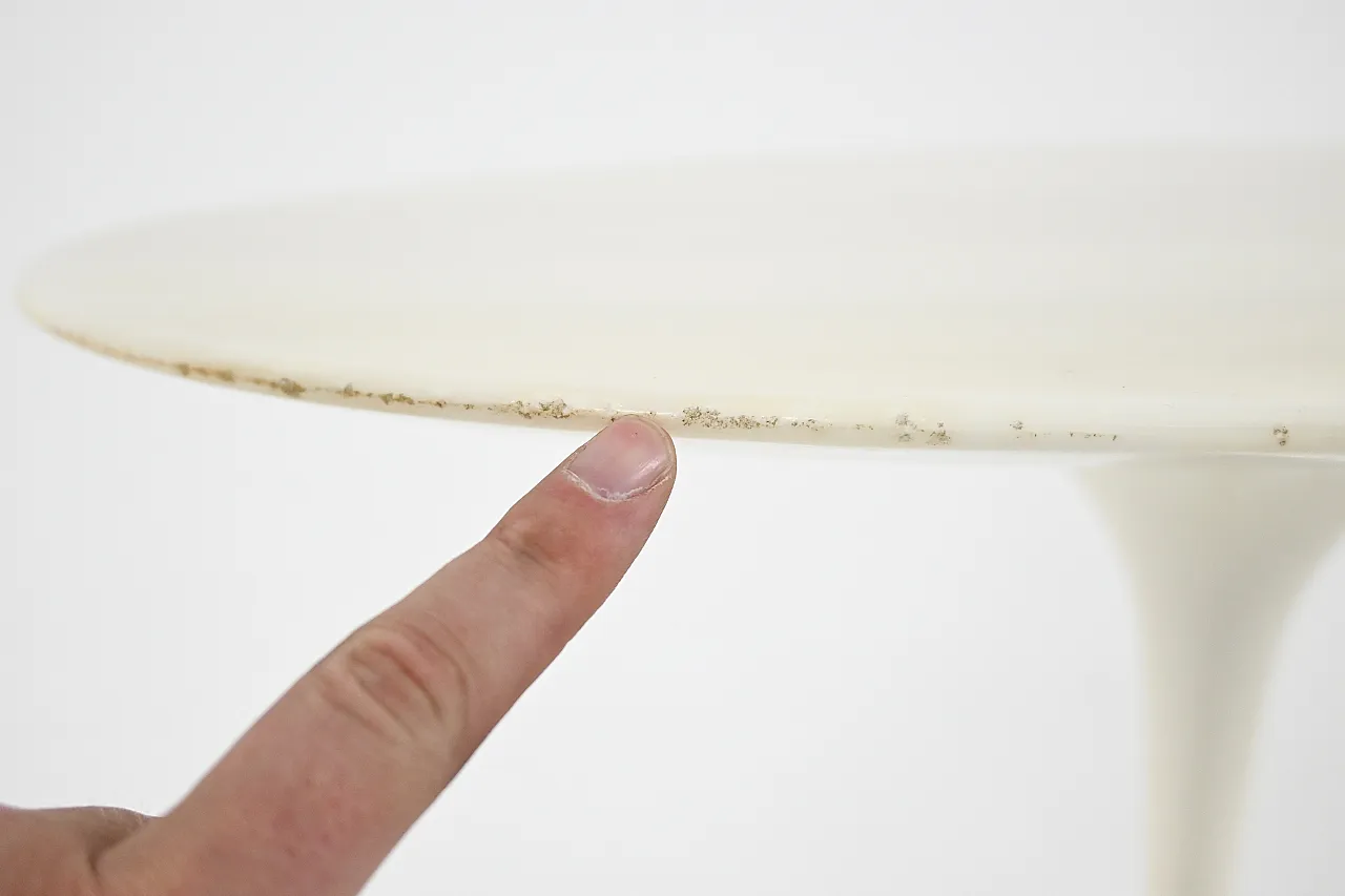 Tavolo laterale ovale di Eero Saarinen per Knoll International, anni '60 9