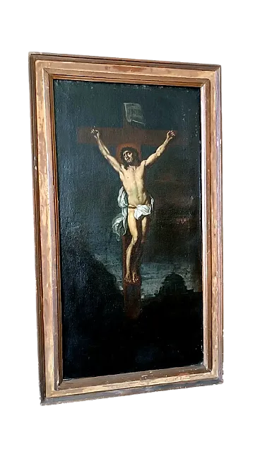 Christ Crucified, oil on canvas, 17th century