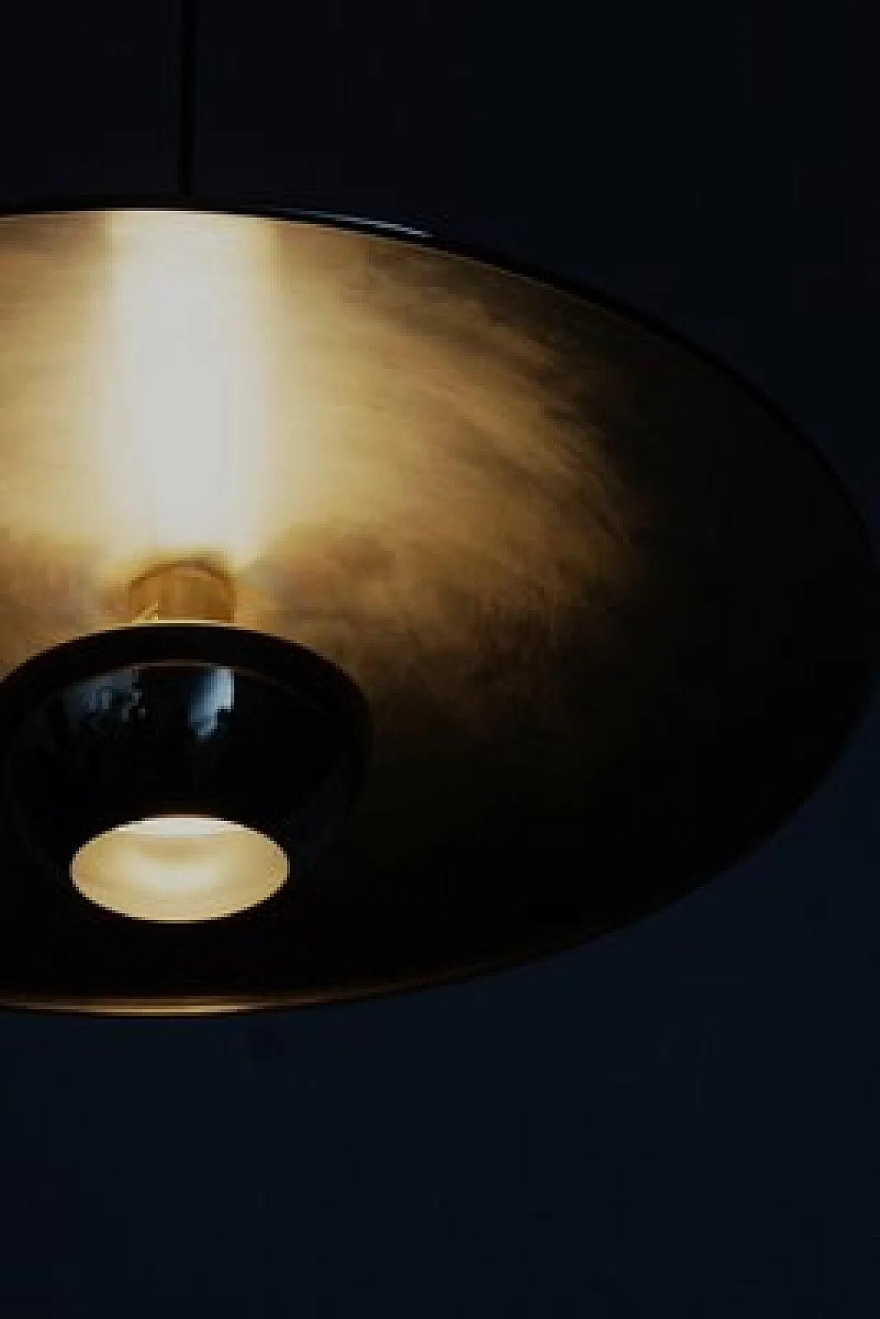 Lampada a sospensione Onos 55 in argento di Florian Schulz, anni '70 2