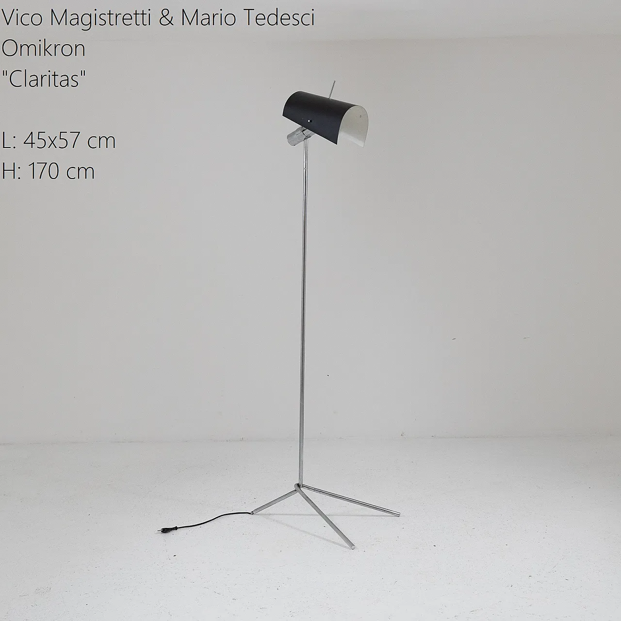 Claritas lamps of V.Magistretti & M.Tedeschi for Omikron, 1970s 9