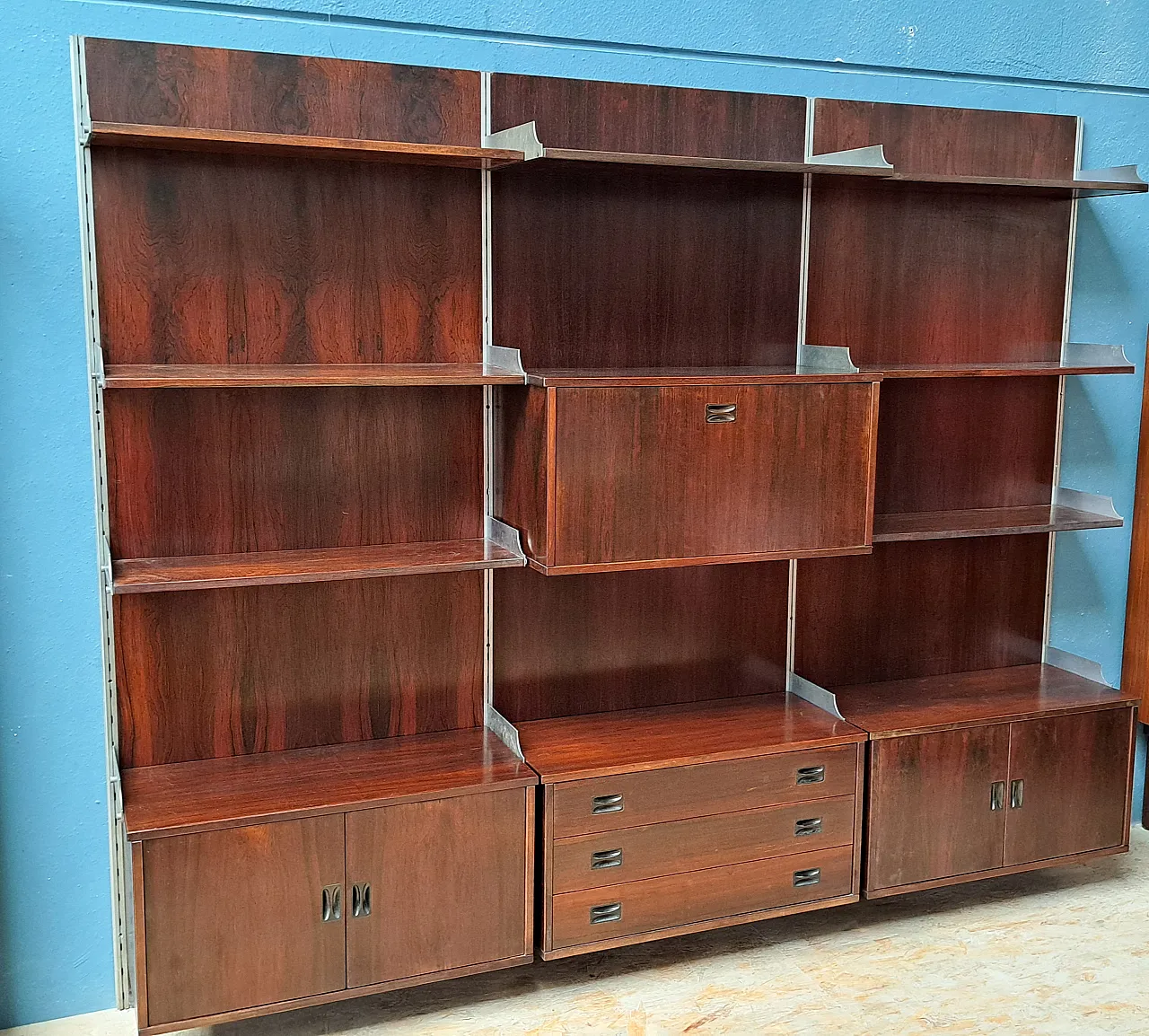 Libreria in palissandro, anni '60 4