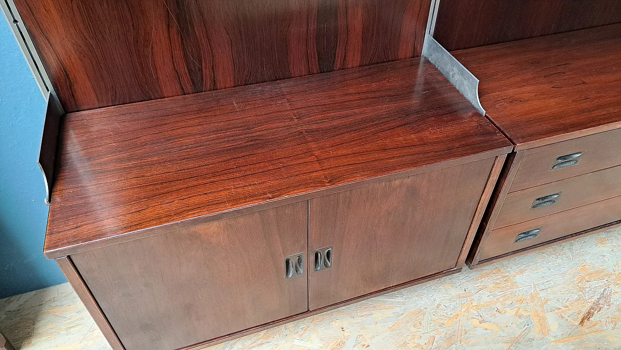 Libreria in palissandro, anni '60 6