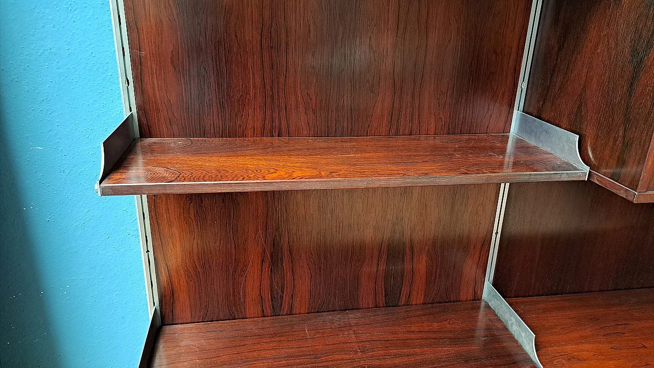 Libreria in palissandro, anni '60 11