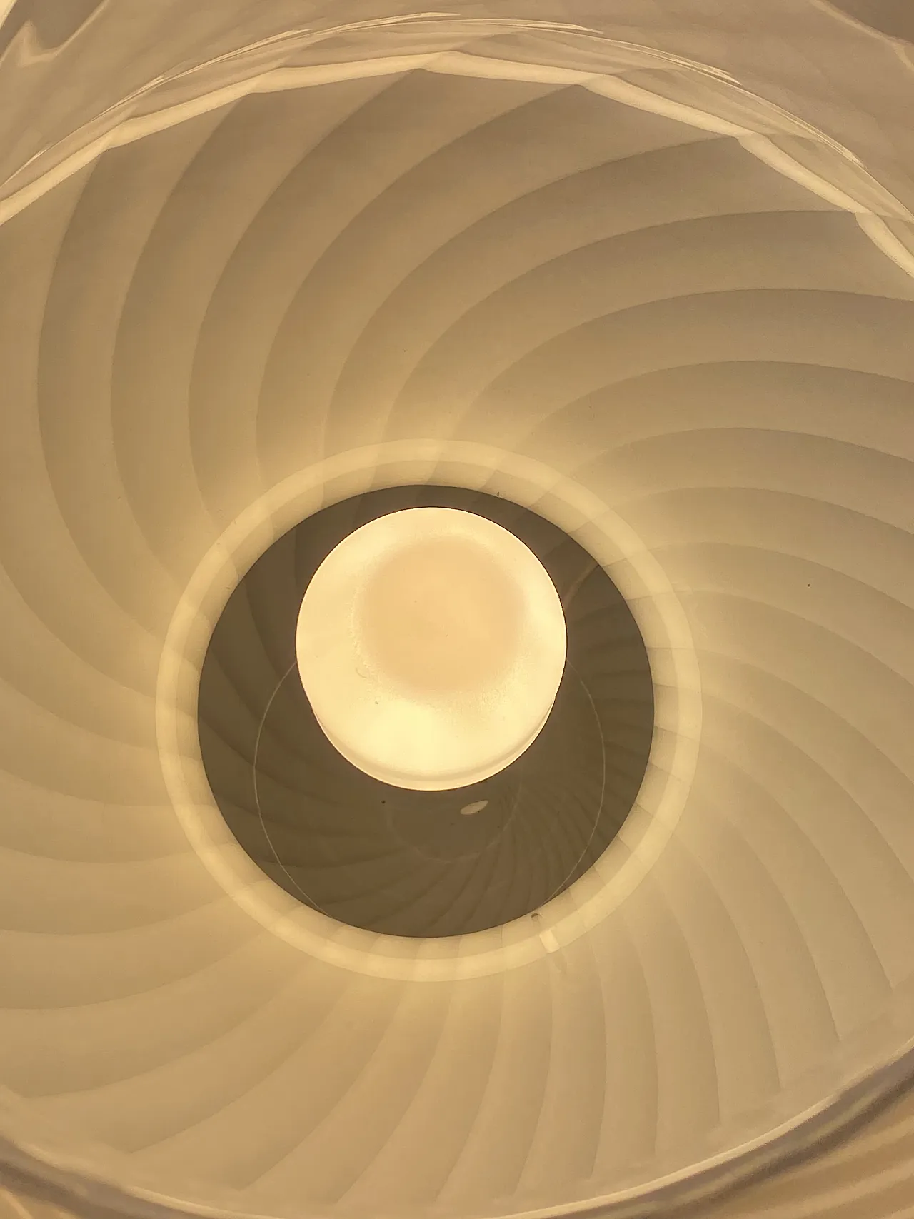 Murano glass table lamp years 80s 4