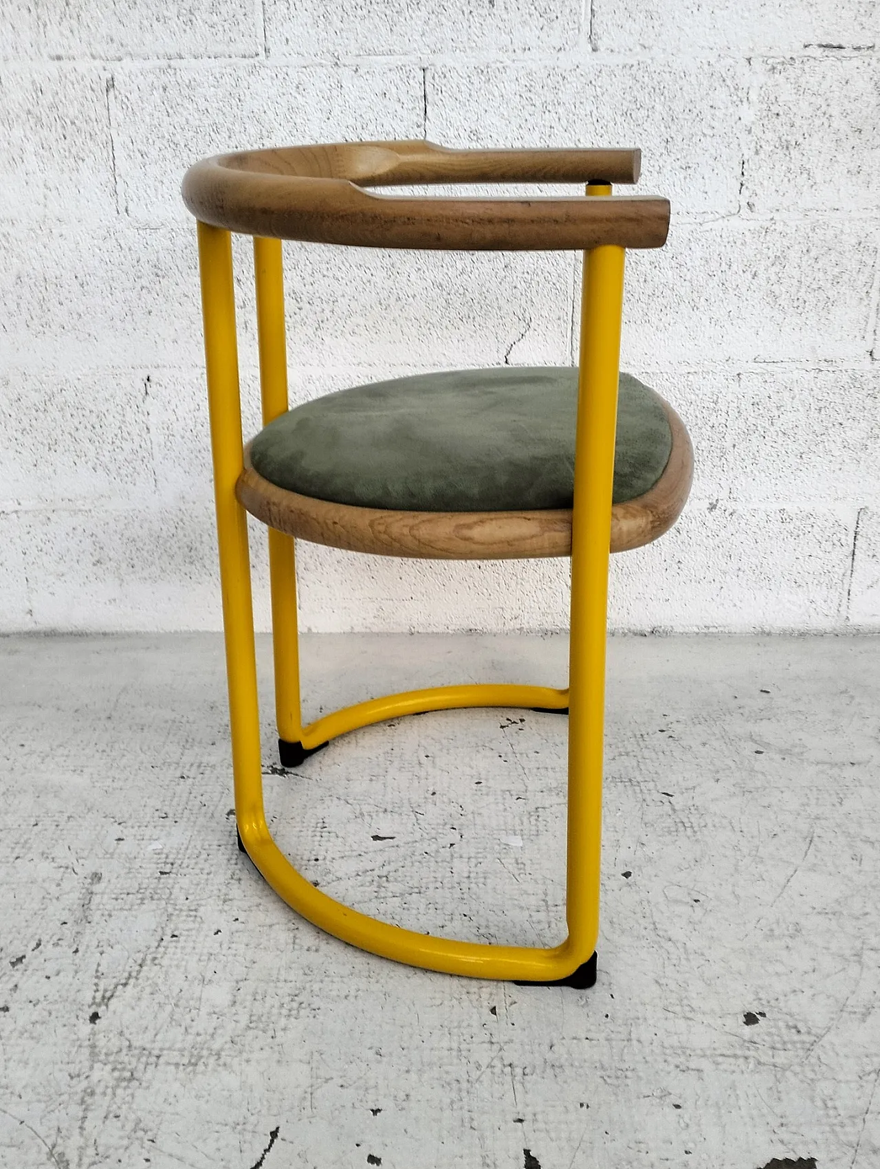 Set di 6 sedie gialle Achillea di Tito Agnoli per Ycami anni '70 12
