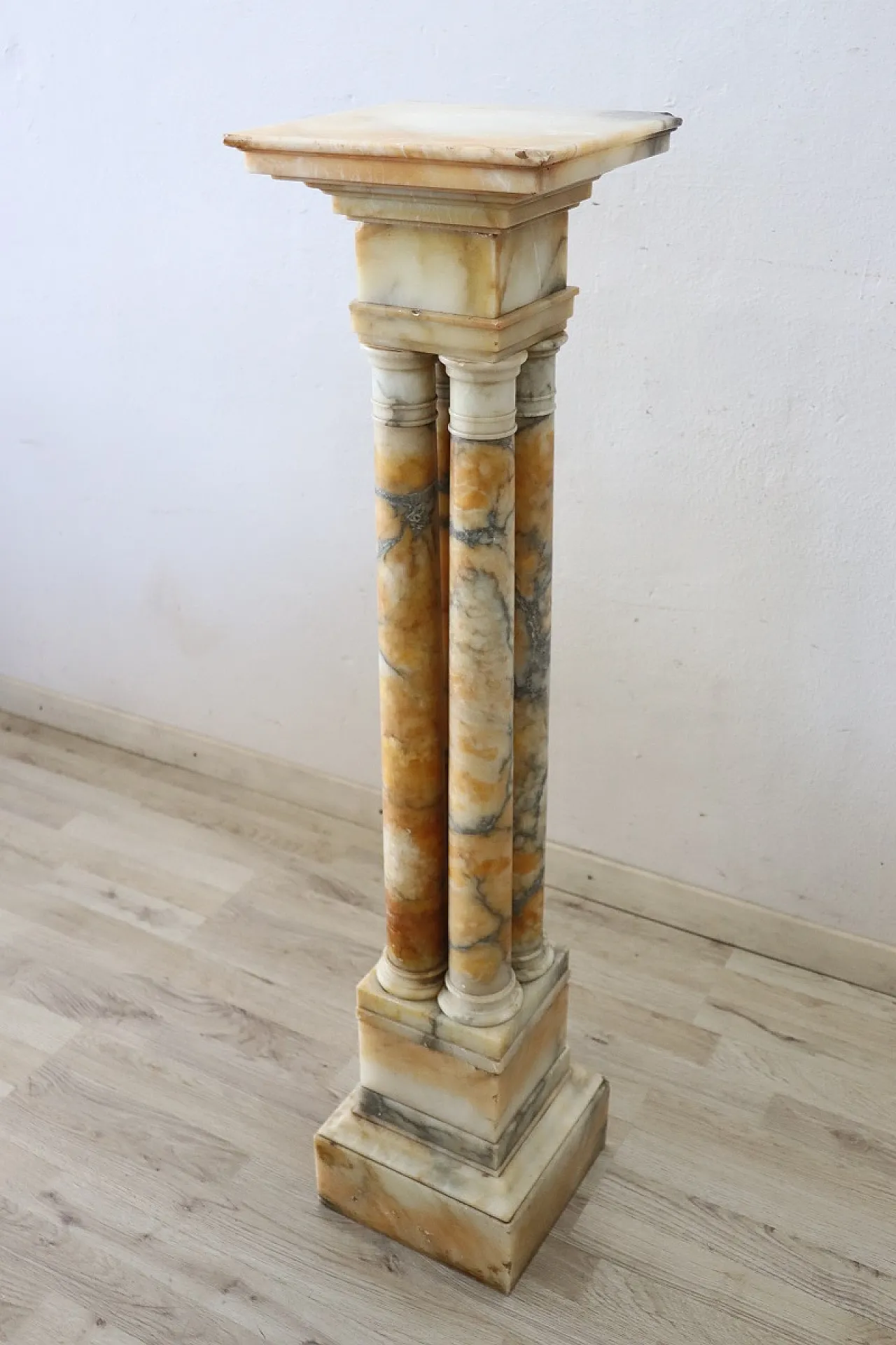 Colonna antica in marmo giallo, '800 4