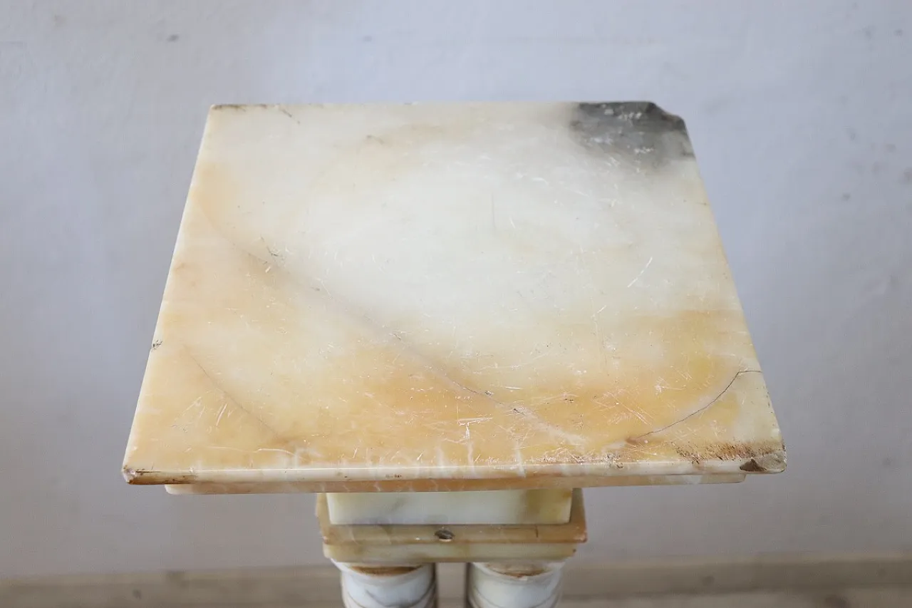 Colonna antica in marmo giallo, '800 5