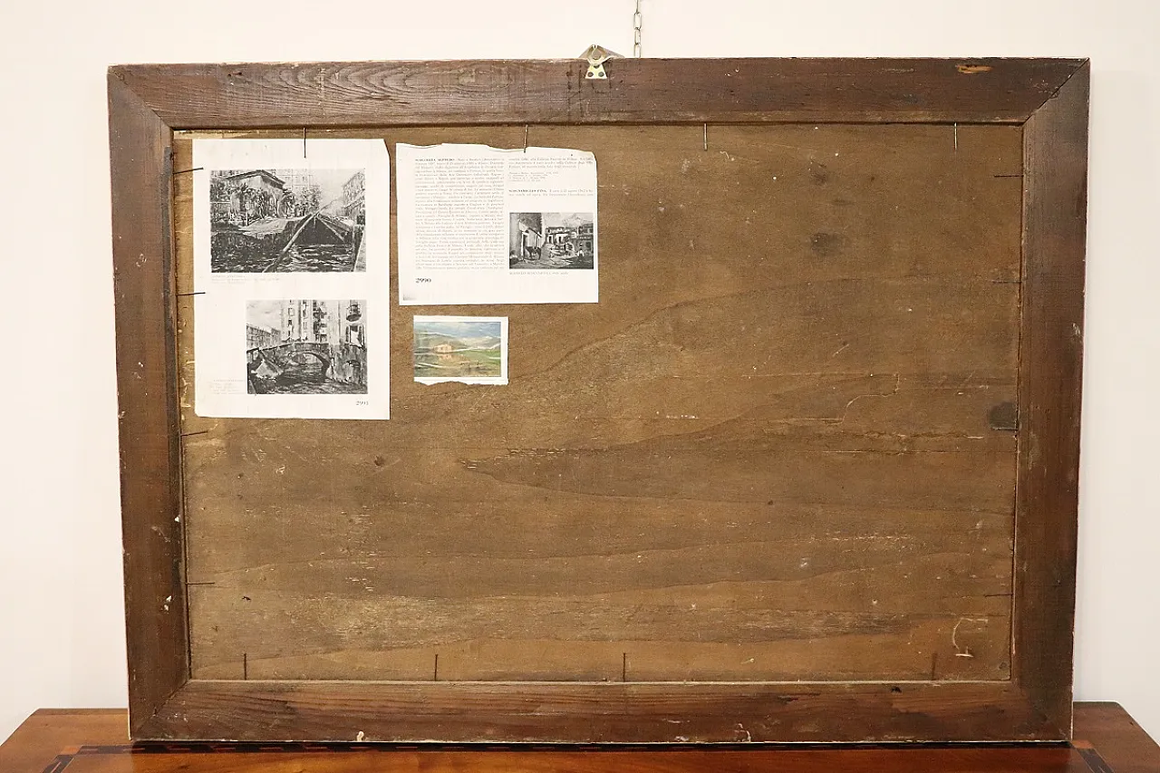 Dipinto ad olio su compensato reca firma A. Scocchera, '900 11