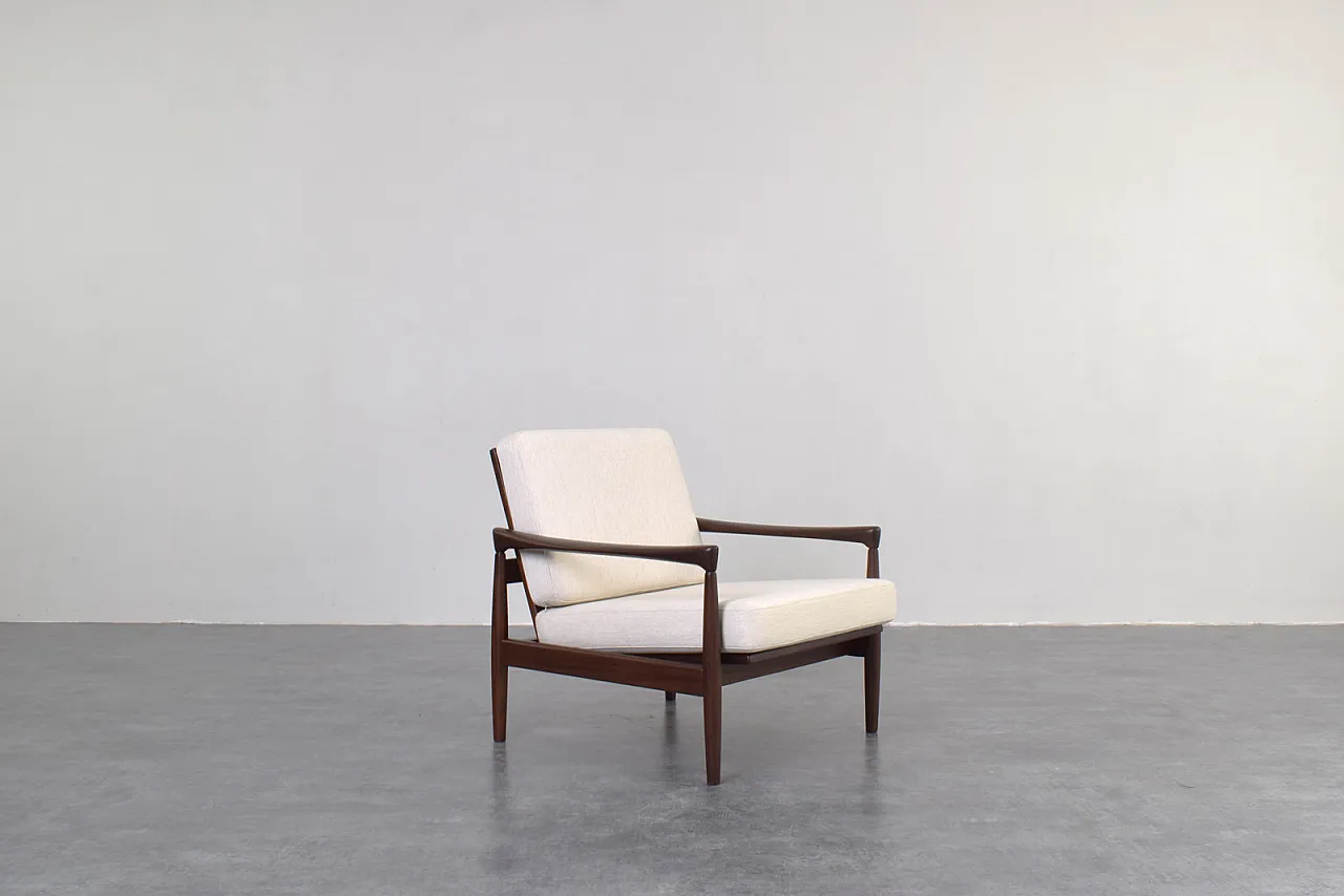 Sedia da salotto Kolding di metà secolo di Erik Wørts per Ikea, anni '60 1