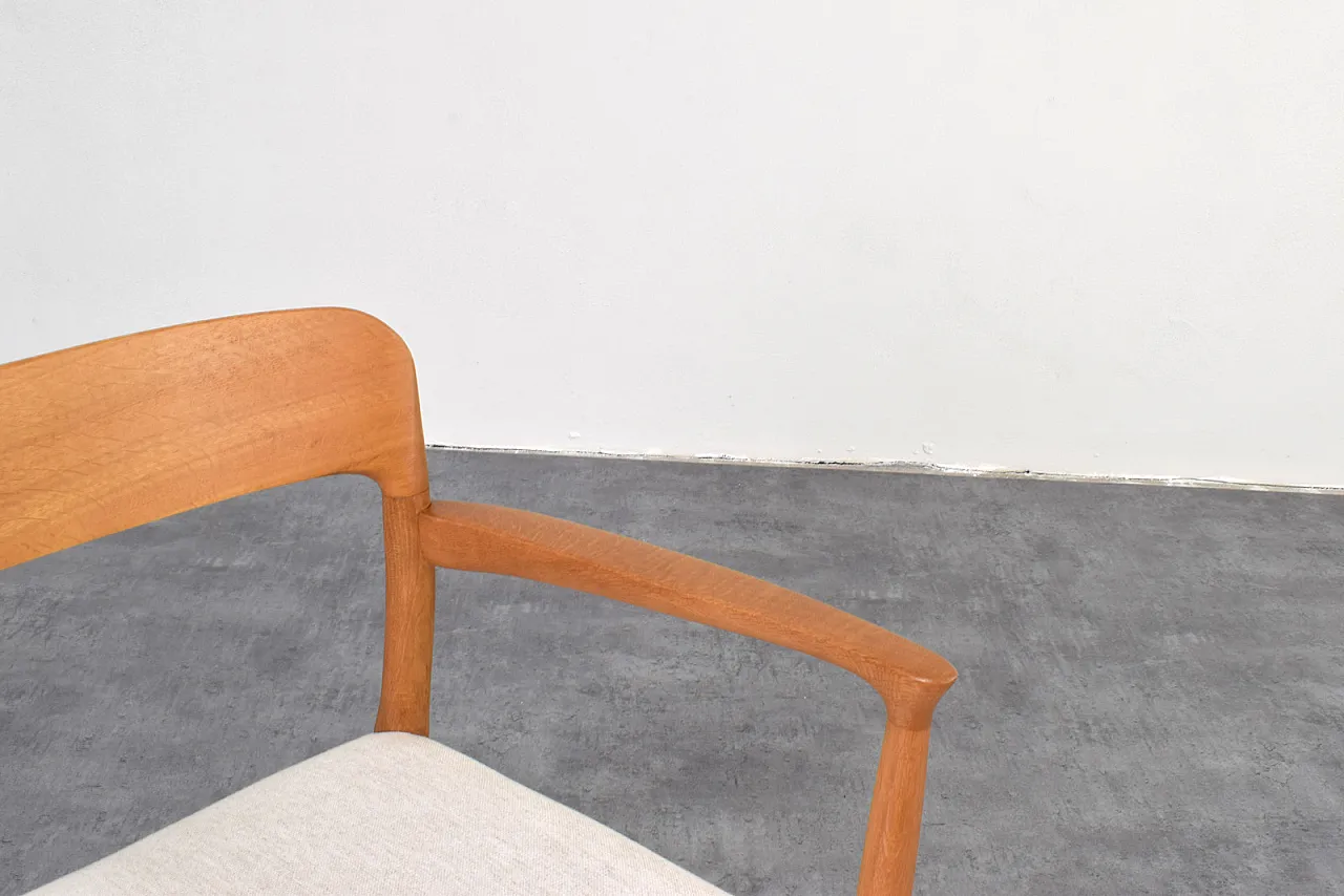 Modello della metà del secolo 56 Danish Dining Chair di Niels O. Møller per J.L. M 10