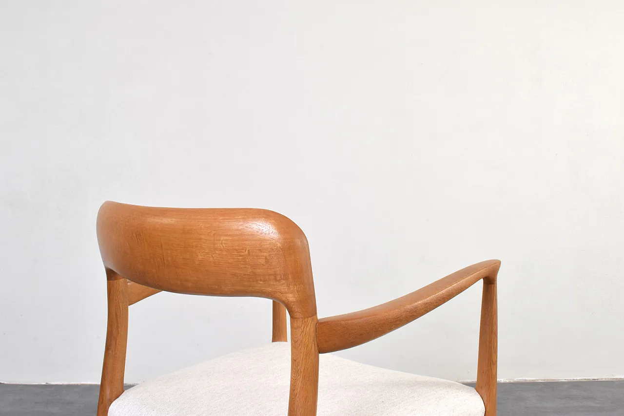Modello della metà del secolo 56 Danish Dining Chair di Niels O. Møller per J.L. M 11