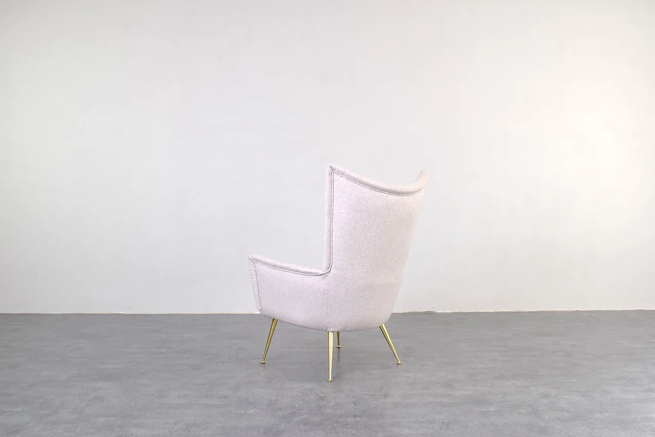 Mid-Century Italian Armchair, 1960s 6