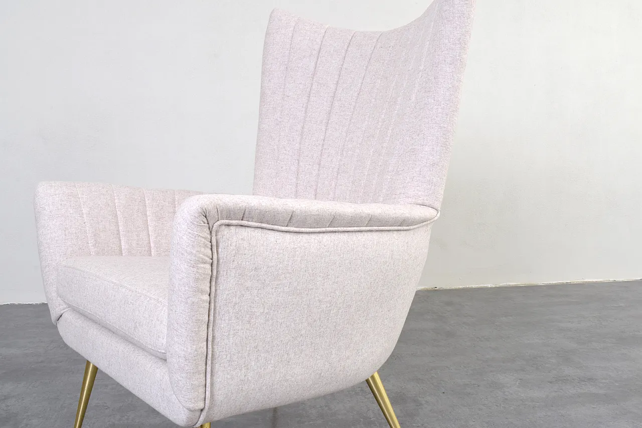 Mid-Century Italian Armchair, 1960s 8