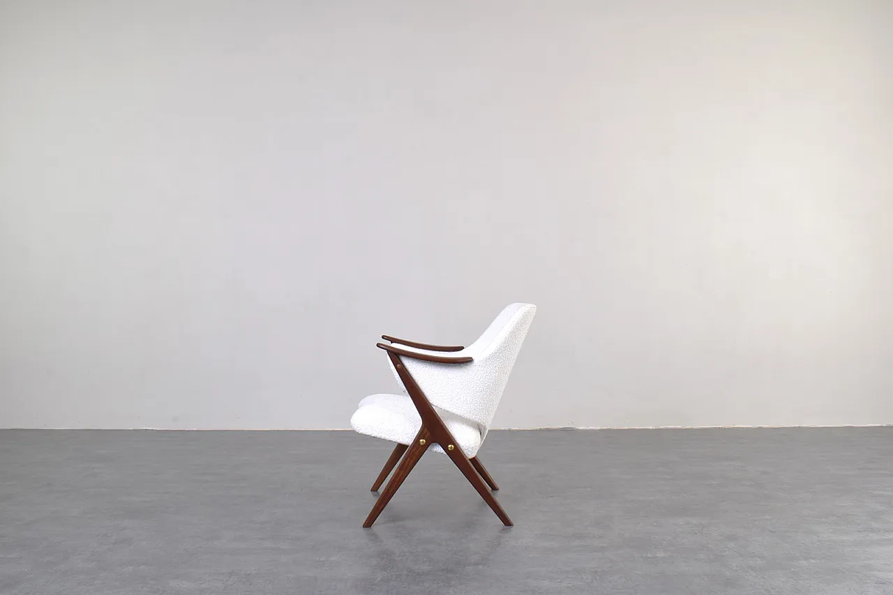 Pair Mid-Century Teak Armchairs Knott from Brunstad Møbelfabrikk, 60s 8