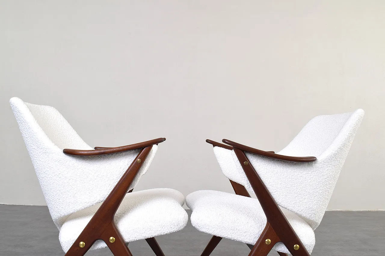 Pair Mid-Century Teak Armchairs Knott from Brunstad Møbelfabrikk, 60s 16