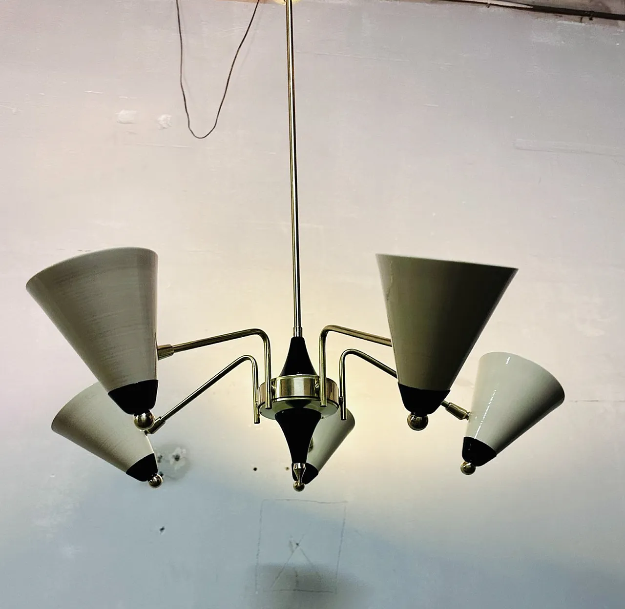 Lampada a sospensione, anni '60 3