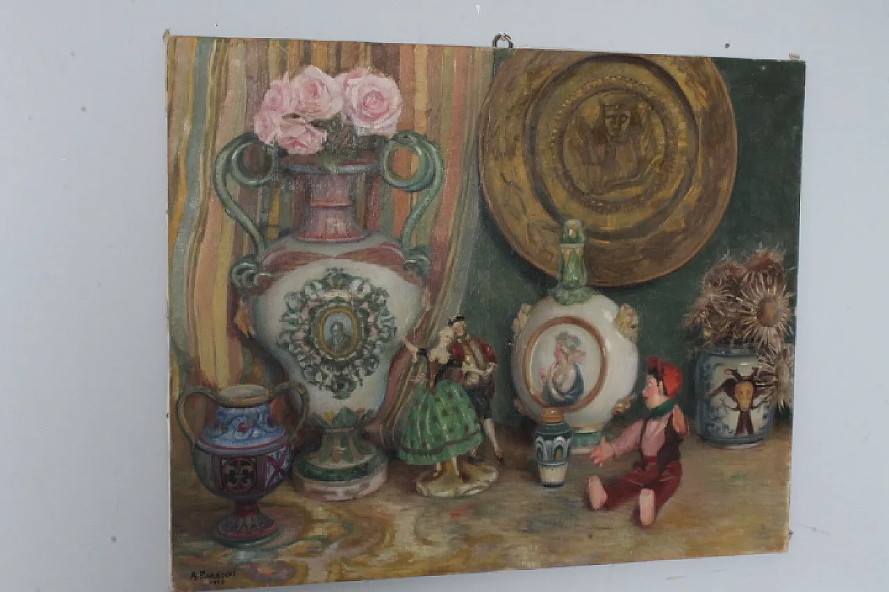 Oil painting on canvas Augusto Baracchi (Modena 1878 - Milan 1942) 1