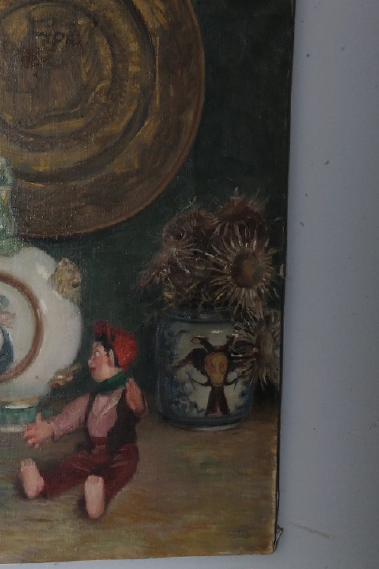 Oil painting on canvas Augusto Baracchi (Modena 1878 - Milan 1942) 3