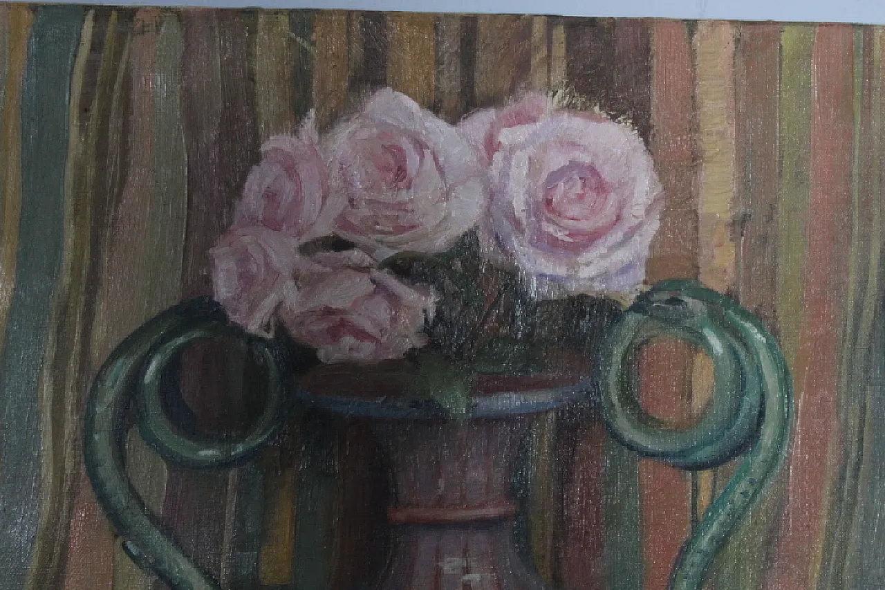 Oil painting on canvas Augusto Baracchi (Modena 1878 - Milan 1942) 9