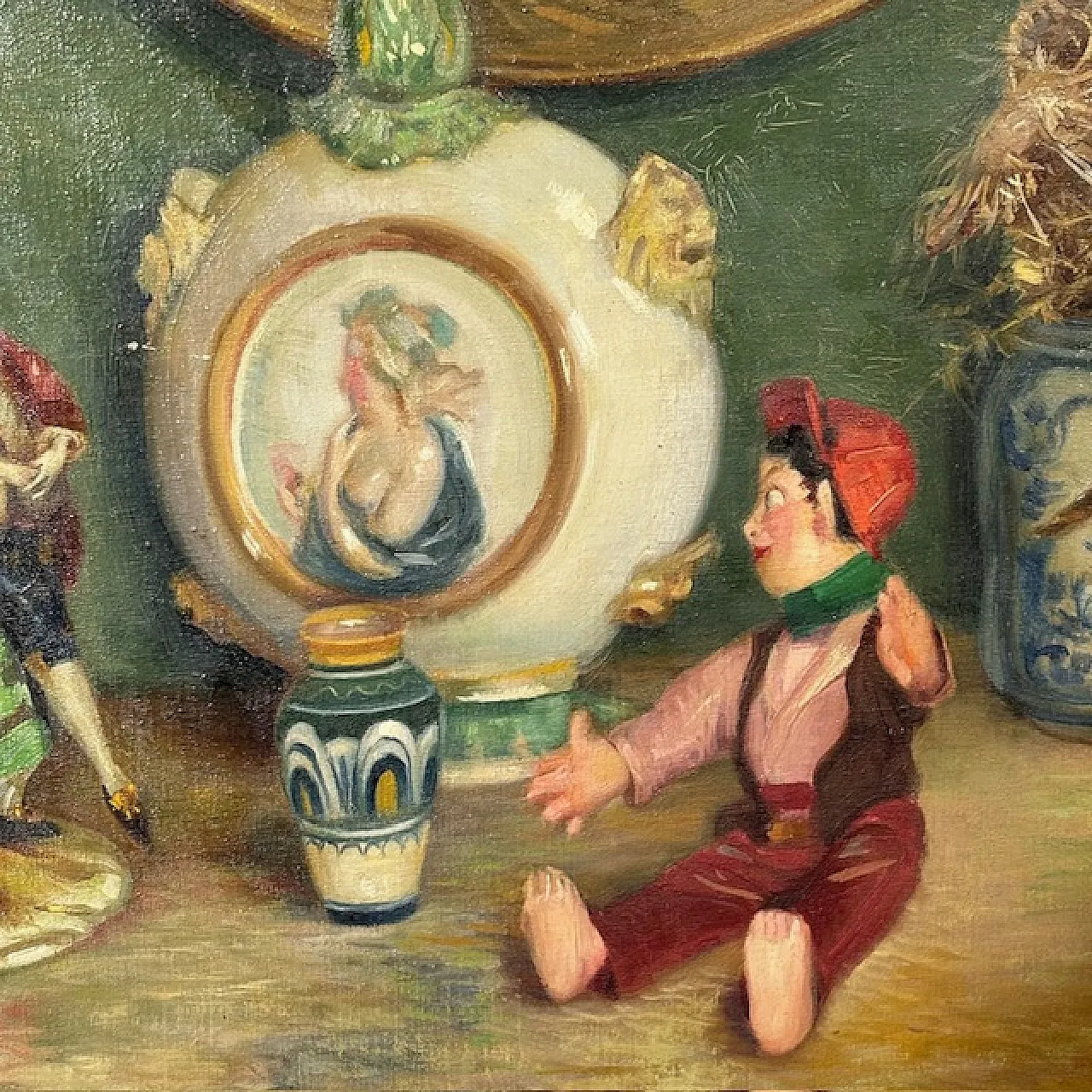Oil painting on canvas Augusto Baracchi (Modena 1878 - Milan 1942) 13