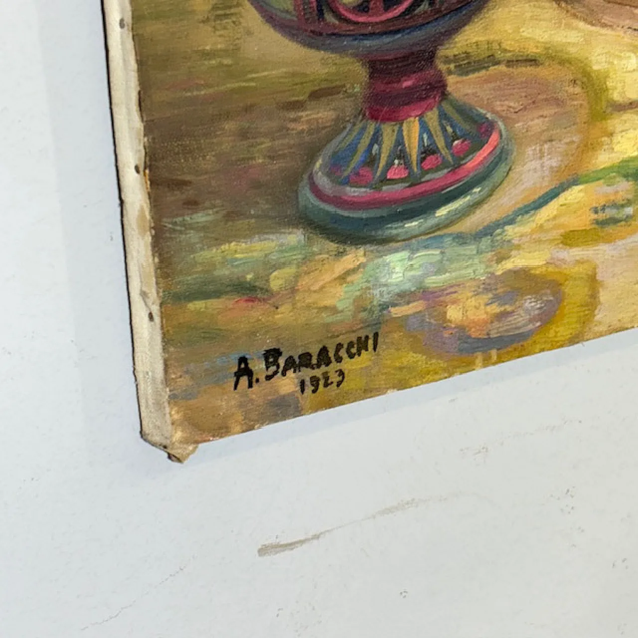 Oil painting on canvas Augusto Baracchi (Modena 1878 - Milan 1942) 16