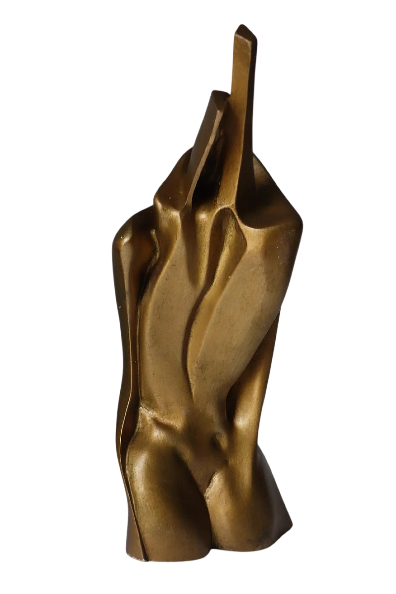 Scultura moderna in oro di Gianni Pinna, anni '70 7