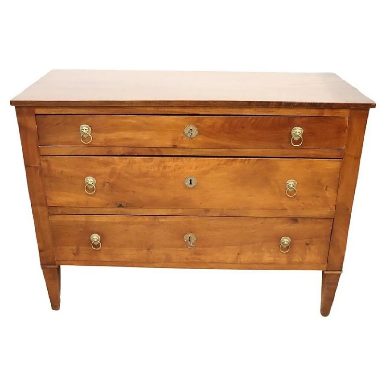 Comò antico in noce massello, '700 restaurato 1