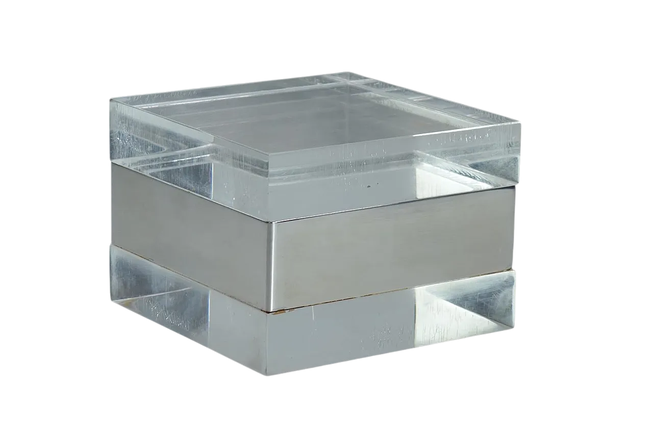 Scatola in acciaio di Alessandro Albrizzi, anni '70 6