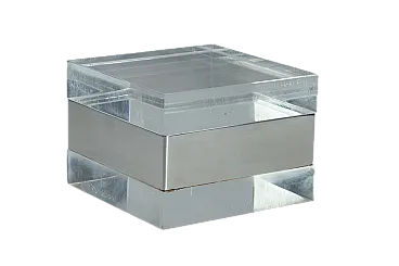 Scatola in acciaio di Alessandro Albrizzi, anni '70