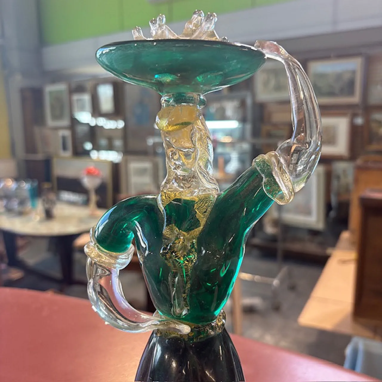 Figura di popolana in vetro di Murano di Fornace Salviati, anni '40 2
