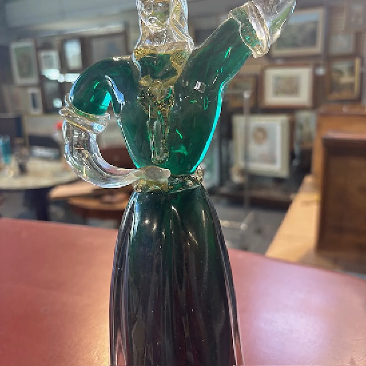 Figura di popolana in vetro di Murano di Fornace Salviati, anni '40 4