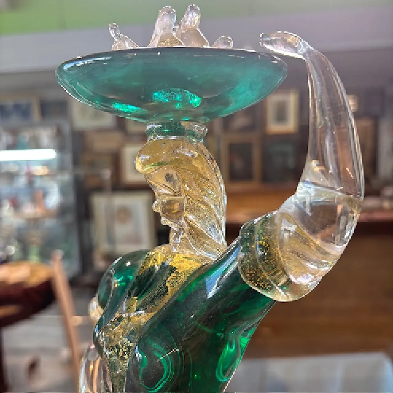 Figura di popolana in vetro di Murano di Fornace Salviati, anni '40 6