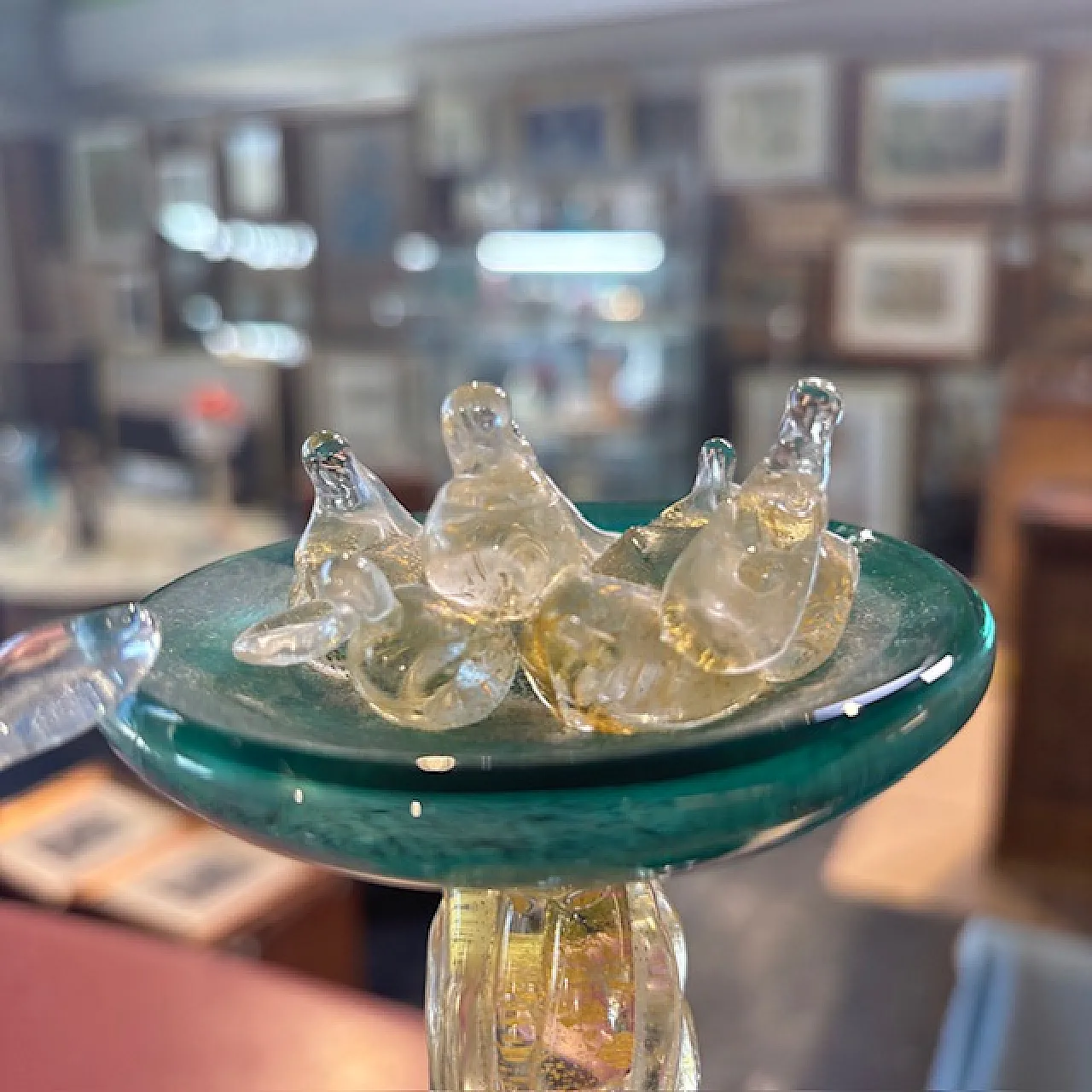 Figura di popolana in vetro di Murano di Fornace Salviati, anni '40 7