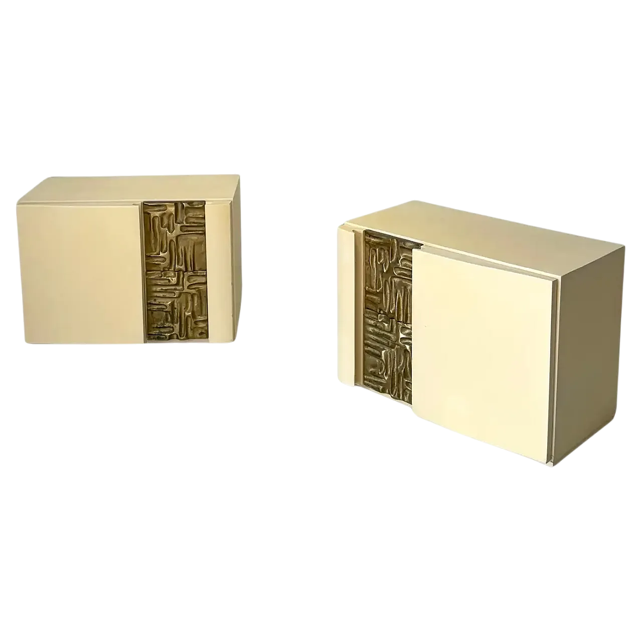 Pair of Cinzia bedside tables by Frigerio for Frigerio di Desio, 1970s 16