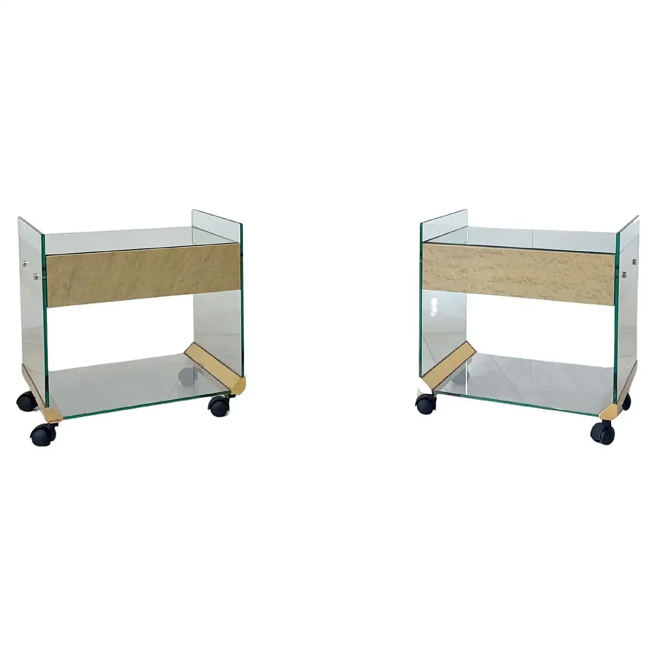 Pair of bedside tables by P. Gallotti for Gallotti & Radice, 1970s 1