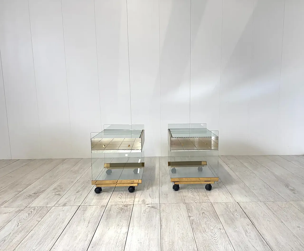 Pair of bedside tables by P. Gallotti for Gallotti & Radice, 1970s 5