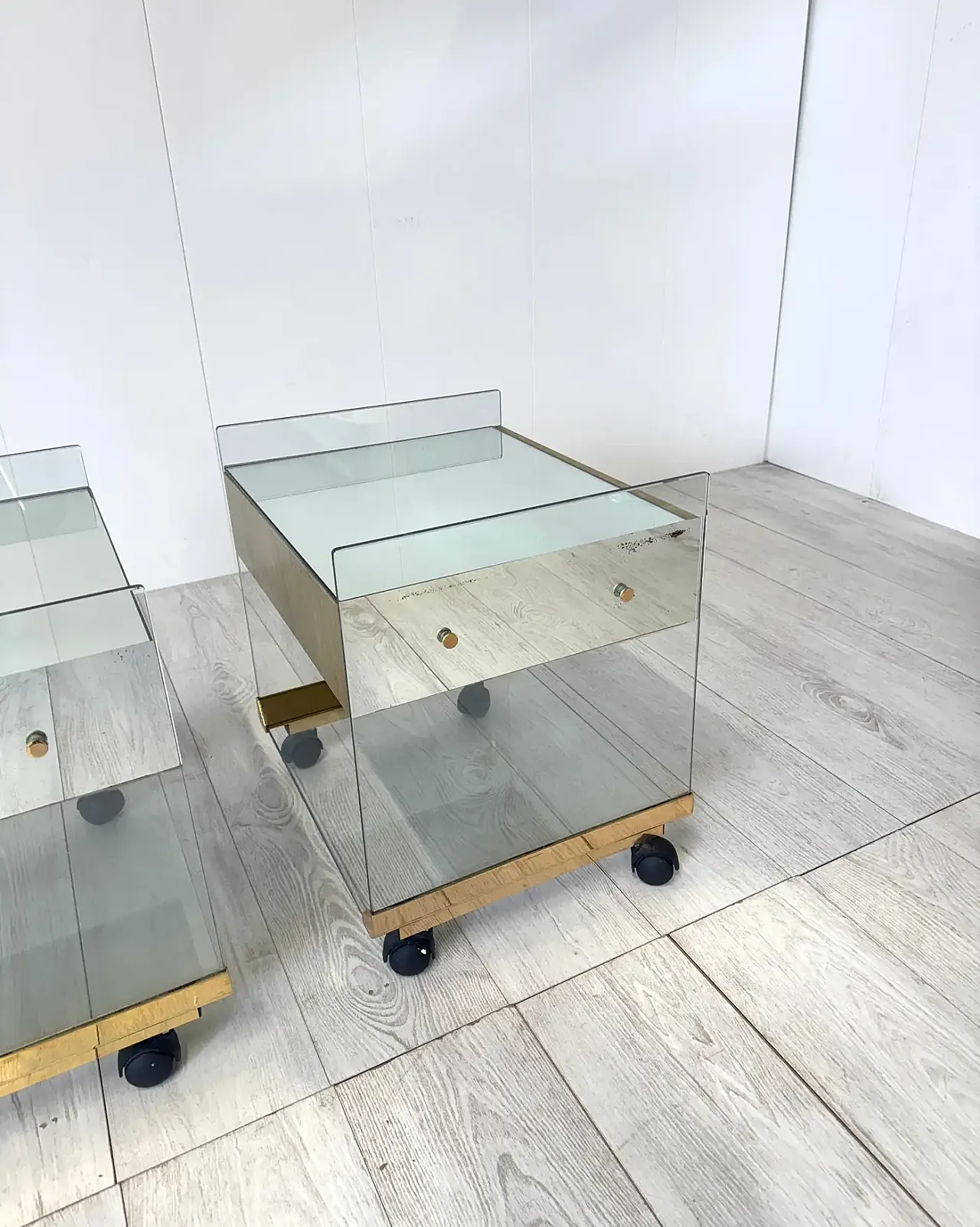 Pair of bedside tables by P. Gallotti for Gallotti & Radice, 1970s 8