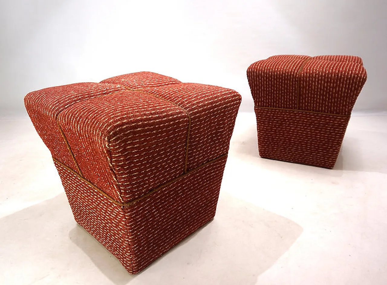 Coppia di sgabelli tabouret Halabala per UP Zavody, anni '30 1