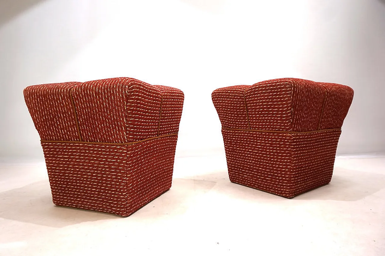 Coppia di sgabelli tabouret Halabala per UP Zavody, anni '30 5