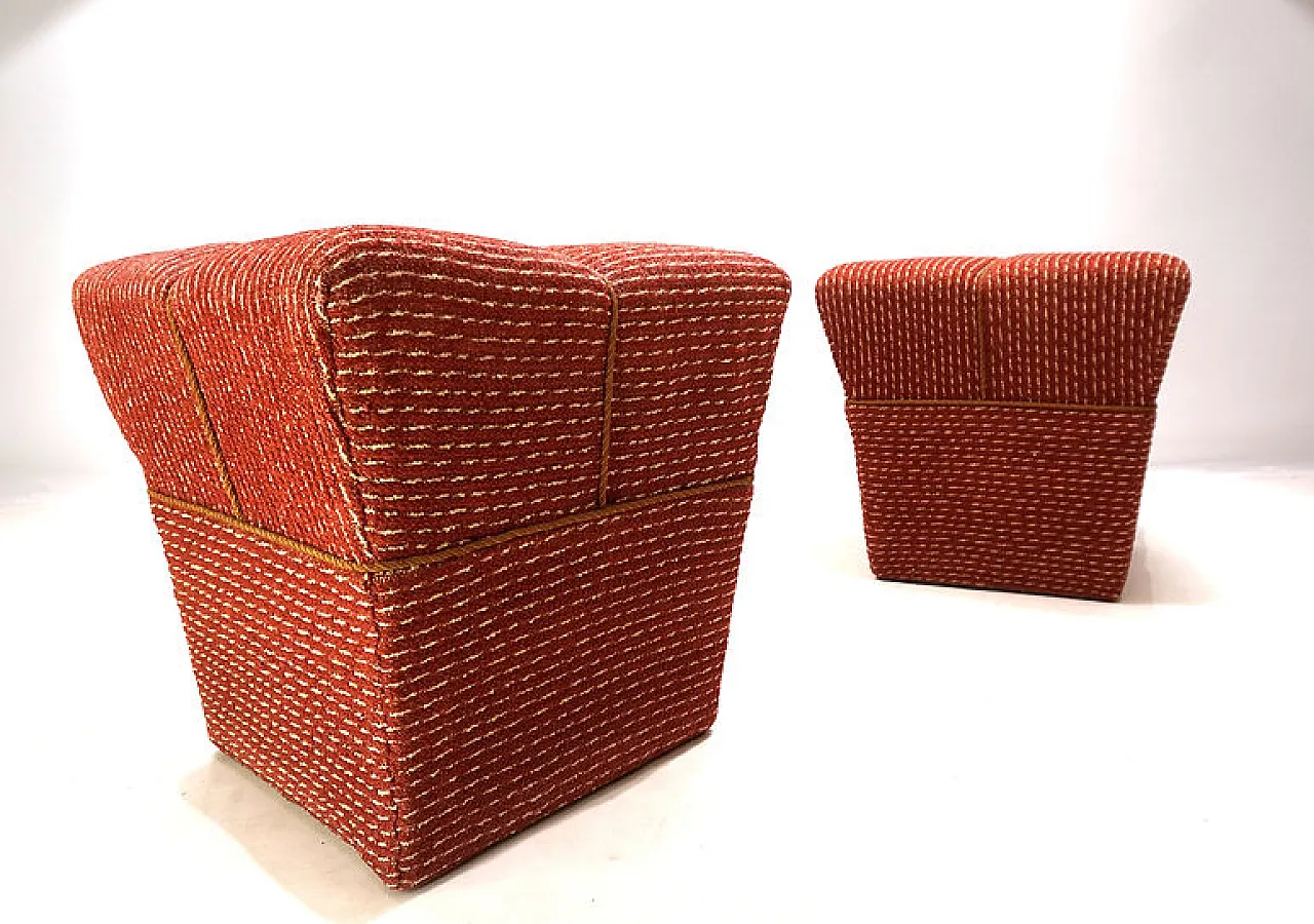 Coppia di sgabelli tabouret Halabala per UP Zavody, anni '30 12