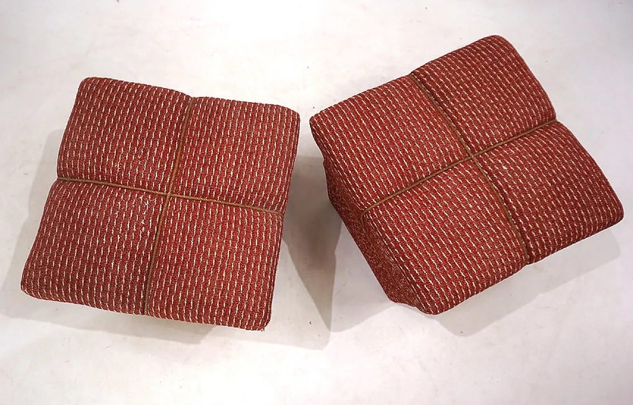 Coppia di sgabelli tabouret Halabala per UP Zavody, anni '30 13