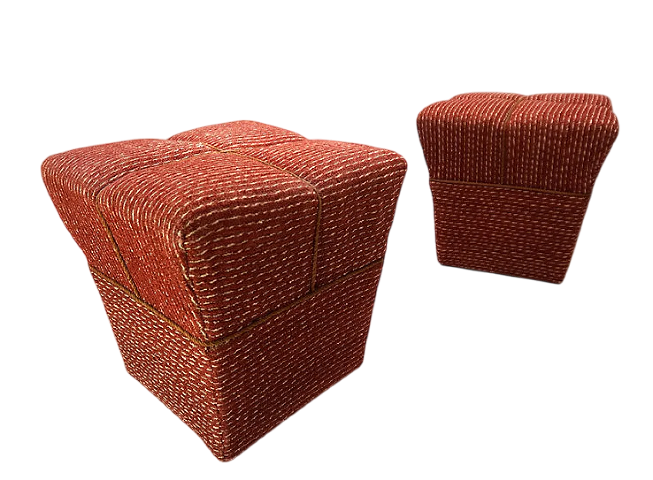 Coppia di sgabelli tabouret Halabala per UP Zavody, anni '30 16