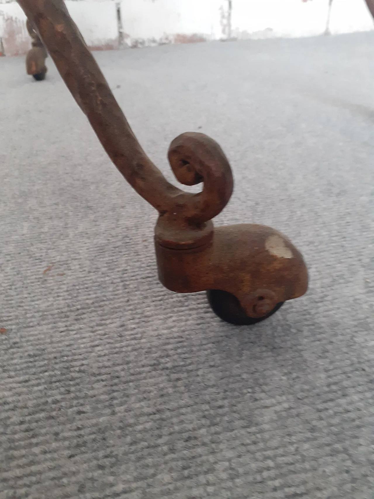 Brass and smoked glass coffee table by Pier Luigi Colli, 1950s 4