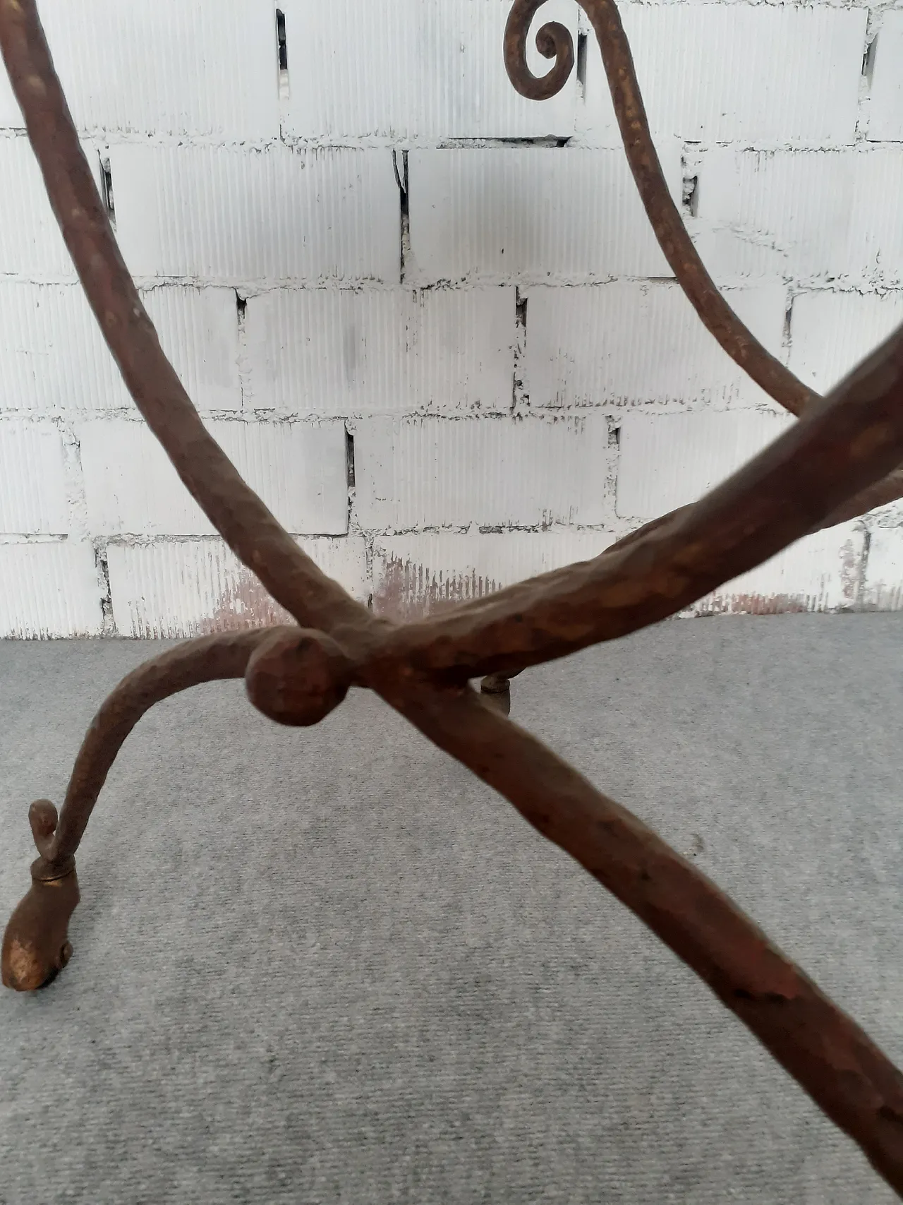 Brass and smoked glass coffee table by Pier Luigi Colli, 1950s 7