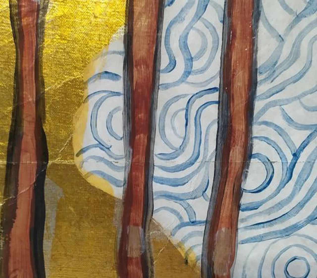 Olio su tela di Martin Bradley, anni '70 4