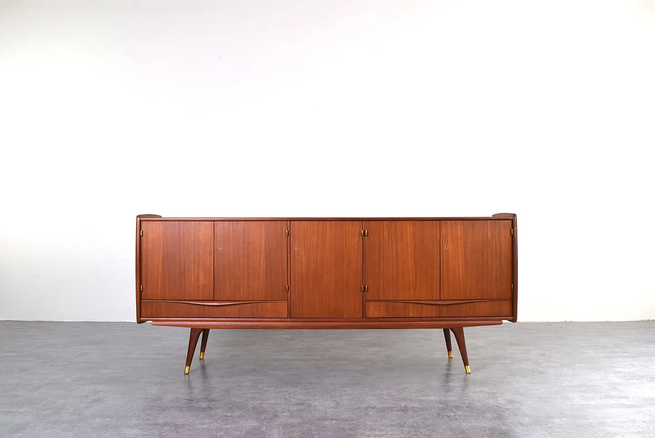 Mid-Century Norwegian Teak Sideboard from Sven Andersen, 1960s 1
